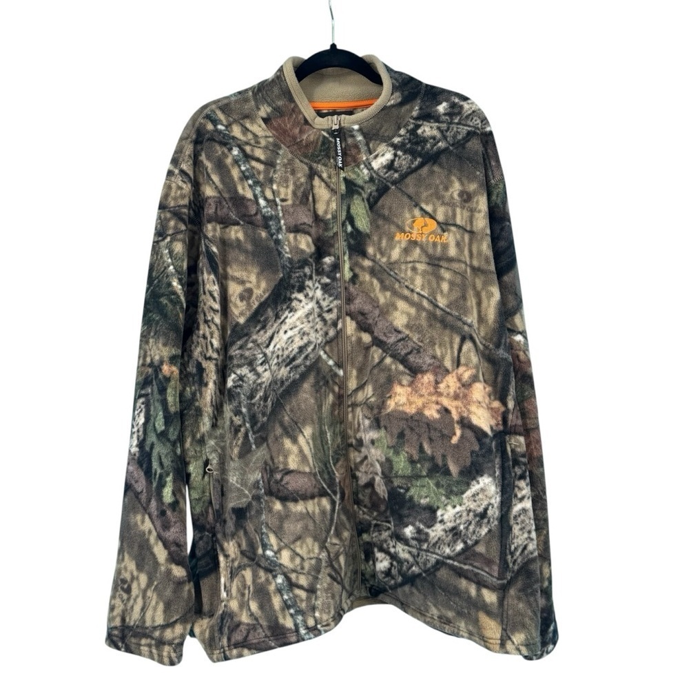 Mossy Oak Woodland Camo Fleece Jacket